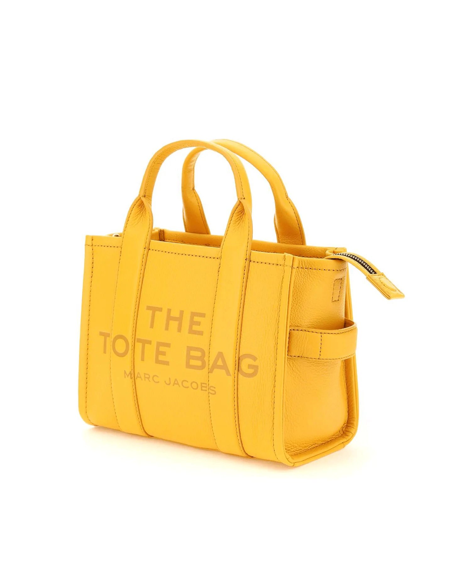 Alternative view of Marc Jacobs Yellow The Leather Mini Tote Bag