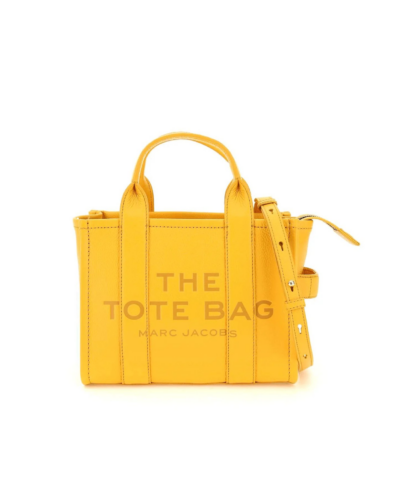 Marc Jacobs Yellow The Leather Mini Tote Bag-20239766