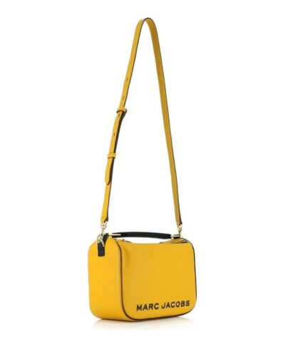 Marc Jacobs Yellow The Softbox Top Handle Bag 20242511 1