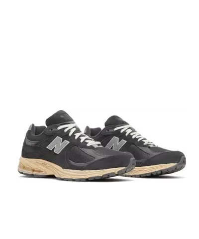 Alternative view of New Balance 2002R Black Dark Grey Sneakers