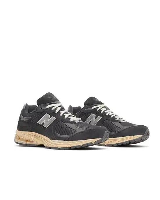 Alternative view of New Balance 2002R Black Dark Grey Sneakers
