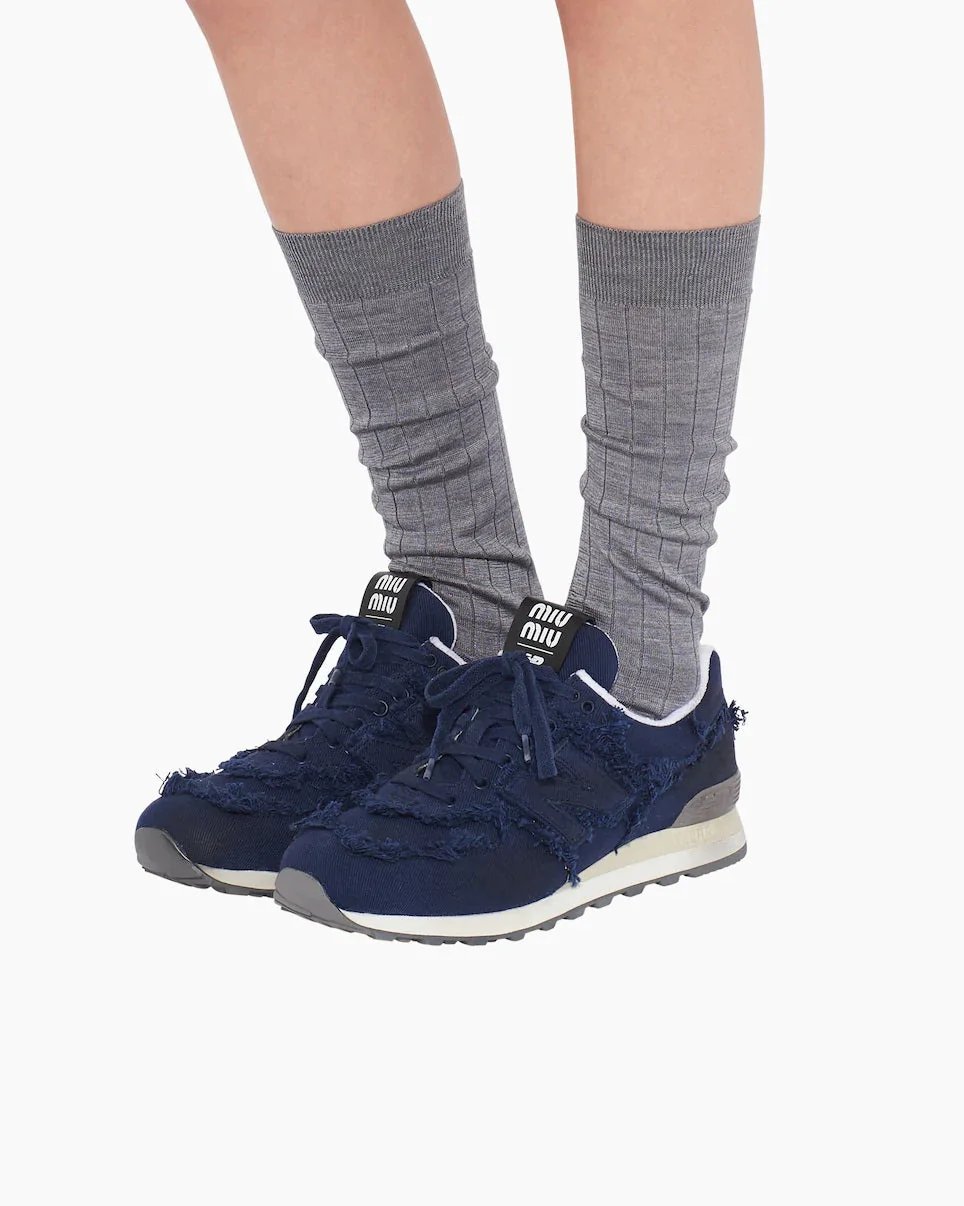 Alternative view of New Balance 574 Miu Miu Denim Colonial Royal Blue