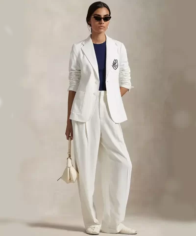 Polo Ralph Lauren White Jacket with Logo Embroidery - Image 3