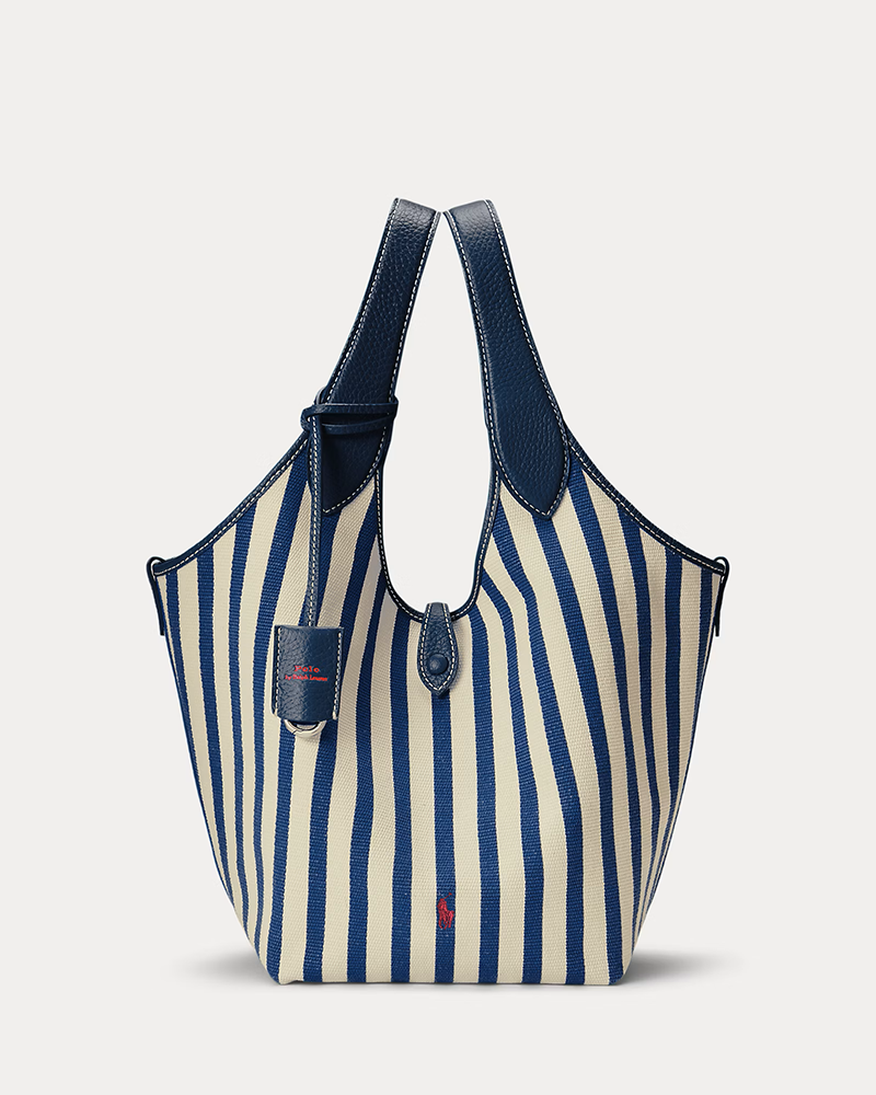 Polo Ralph Lauren Polo Play Striped Canvas Tote