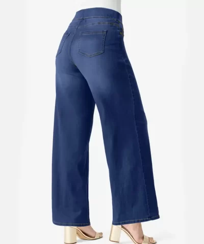 Alternative view of Plus Size 360° Stretch Wide Leg Jean