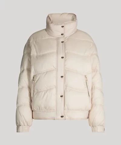 Joop Orkida Quilted Jacket in Cream - Image 6