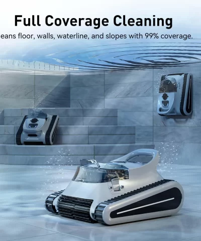 Seauto Crab Pro Cordless Robotic Cleaner, for Inground Pools up to 2000 Sq. ft - Image 3