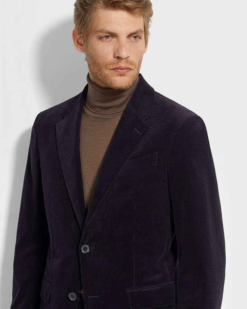 Alternative view of Navy Blue Cashco Jacket