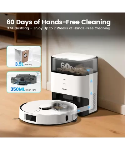 AIRROBO L60+ Smart LDS Laser Navigation Robot Vacuum - Image 3