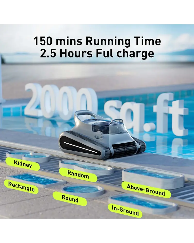 Alternative view of Seauto Crab Pro Cordless Robotic Cleaner, for Inground Pools up to 2000 Sq. ft