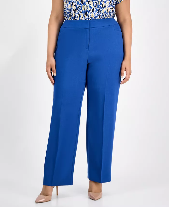 Alternative view of Plus Size Straight-Leg Pants