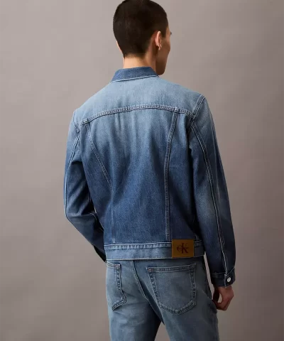 Calvin Klein Jeans Men's Classic Denim Trucker Jacket - Image 4