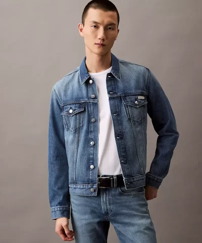 Calvin Klein Jeans Men's Classic Denim Trucker Jacket