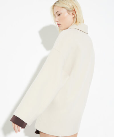 Max&Co Double-Woven Wool Overshirt - Image 9
