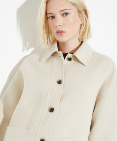 Max&Co Double-Woven Wool Overshirt - Image 8
