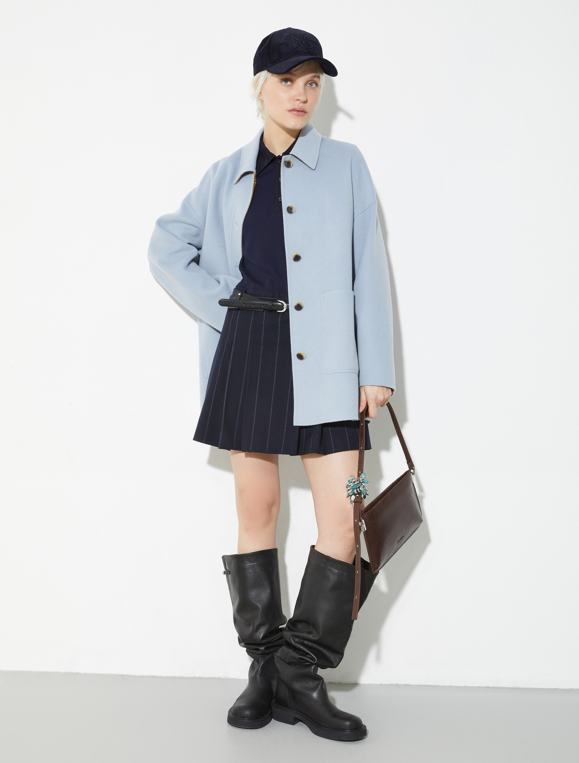 Alternative view of Max&Co Double-Woven Wool Overshirt