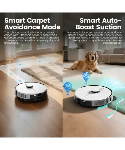 AIRROBO L60+ Smart LDS Laser Navigation Robot Vacuum - Image 4