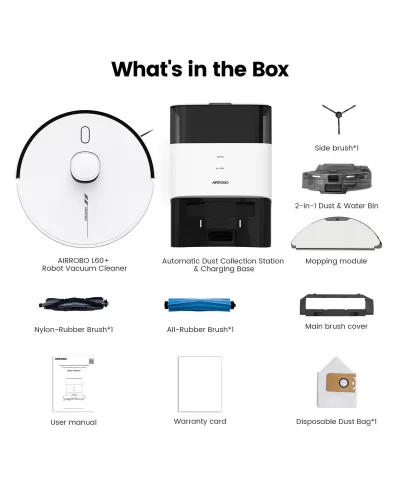 AIRROBO L60+ Smart LDS Laser Navigation Robot Vacuum - Image 10