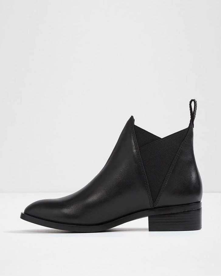 ALDO Black Scotch Chelsea Ankle Booties-20235708
