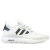 White Iridescent Core Black
