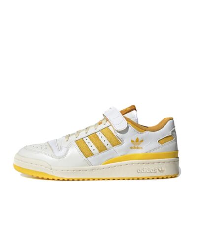 Adidas Originals Forum 84 Low In White Yellow - Image 2