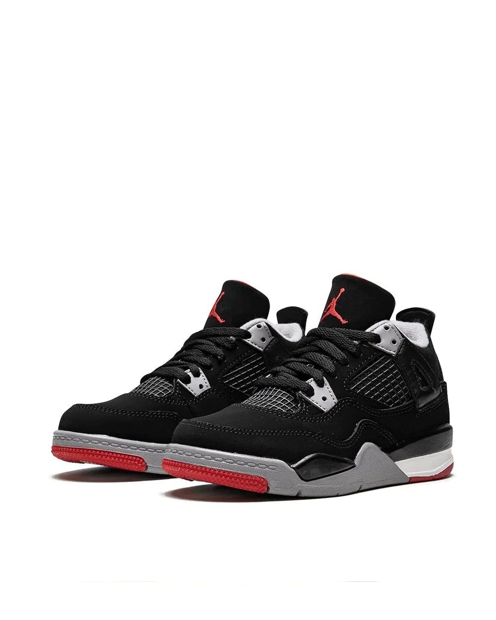 Alternative view of Air Jordan Kids 4 Retro (PS) Bred 2019