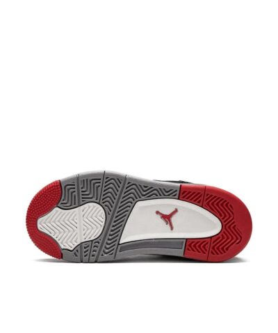 Air Jordan Kids 4 Retro (PS) Bred 2019 - Image 4