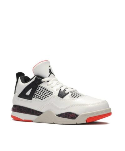 Alternative view of Air Jordan Kids 4 Retro PS 'Pale Citron'