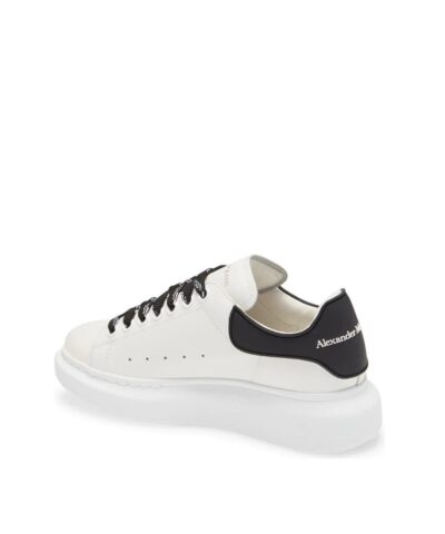 Alexander McQueen Men's Platform Sneaker, Black White - Image 3
