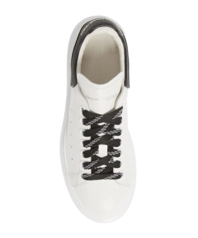 Alexander McQueen Men's Platform Sneaker, Black White - Image 4