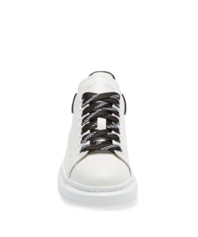 Alexander McQueen Men's Platform Sneaker, Black White - Image 5