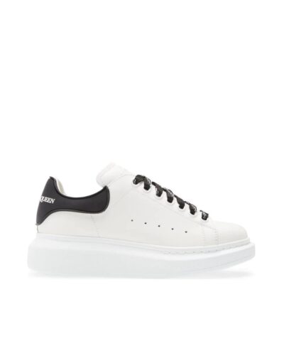 Alexander McQueen Men's Platform Sneaker, Black White-20247809