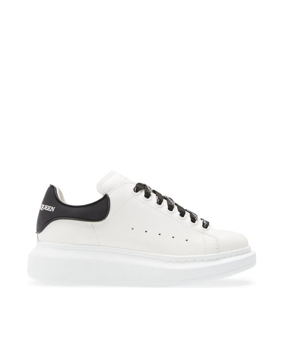 Alexander McQueen Men's Platform Sneaker, Black White-20247809