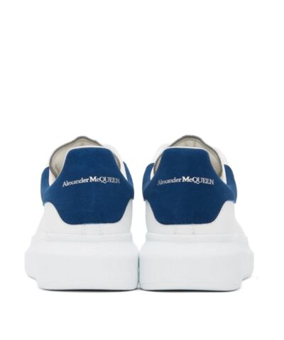 Alexander McQueen Men's Platform Sneaker, Blue White - Image 3