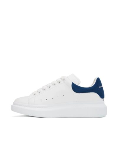 Alexander McQueen Men's Platform Sneaker, Blue White - Image 5