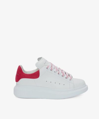 Alexander McQueen Men's Platform Sneaker, Red White-20247778