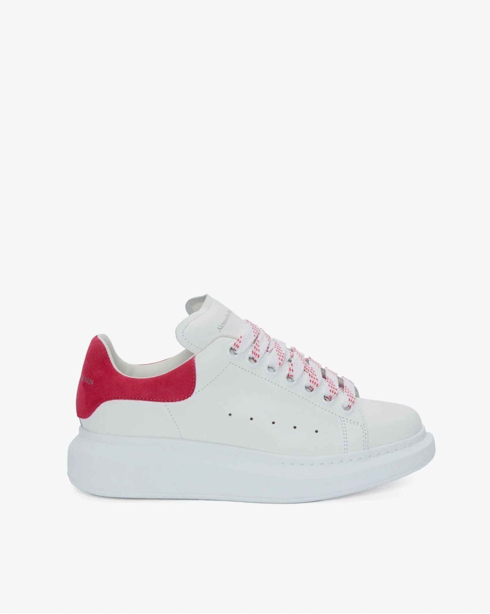 Alexander McQueen Men's Platform Sneaker, Red White-20247778