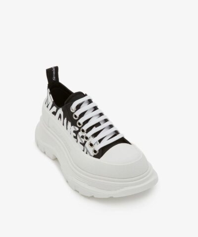 Alternative view of Alexander McQueen Tread Slick Lace-up in Black