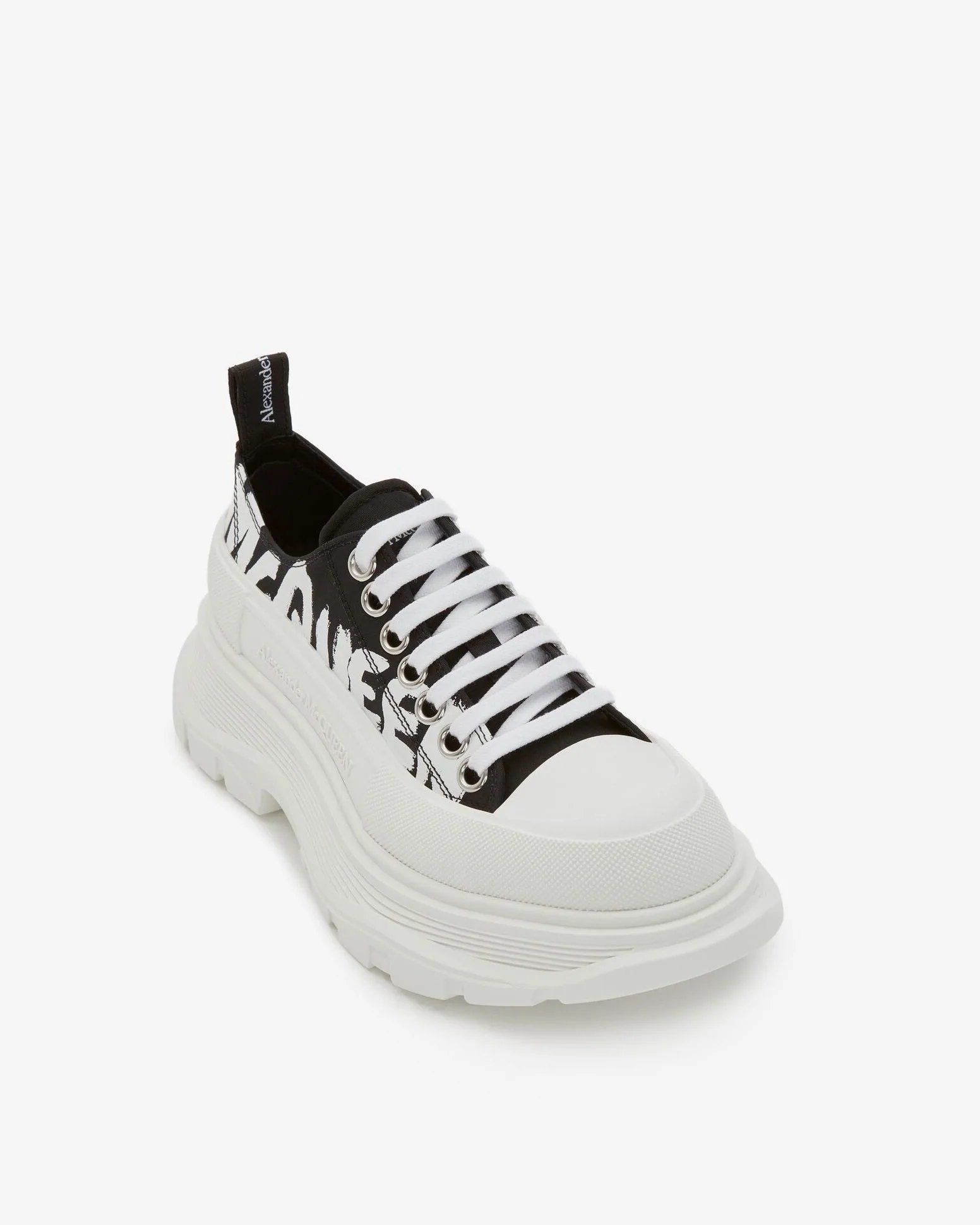 Alternative view of Alexander McQueen Tread Slick Lace-up in Black