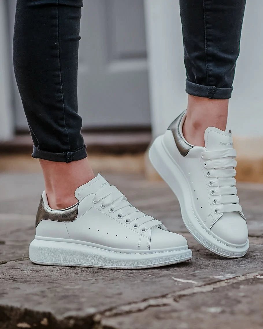 Alternative view of Alexander McQueen Women's Platform Sneaker, Black White