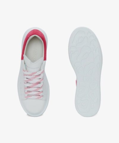 Alexander McQueen Women's Platform Sneaker, Red White - Image 3