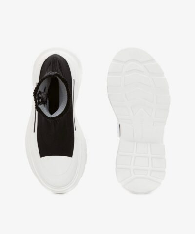 Alexander Mcqueen Graffiti Knit Tread Slick Boot - Image 3