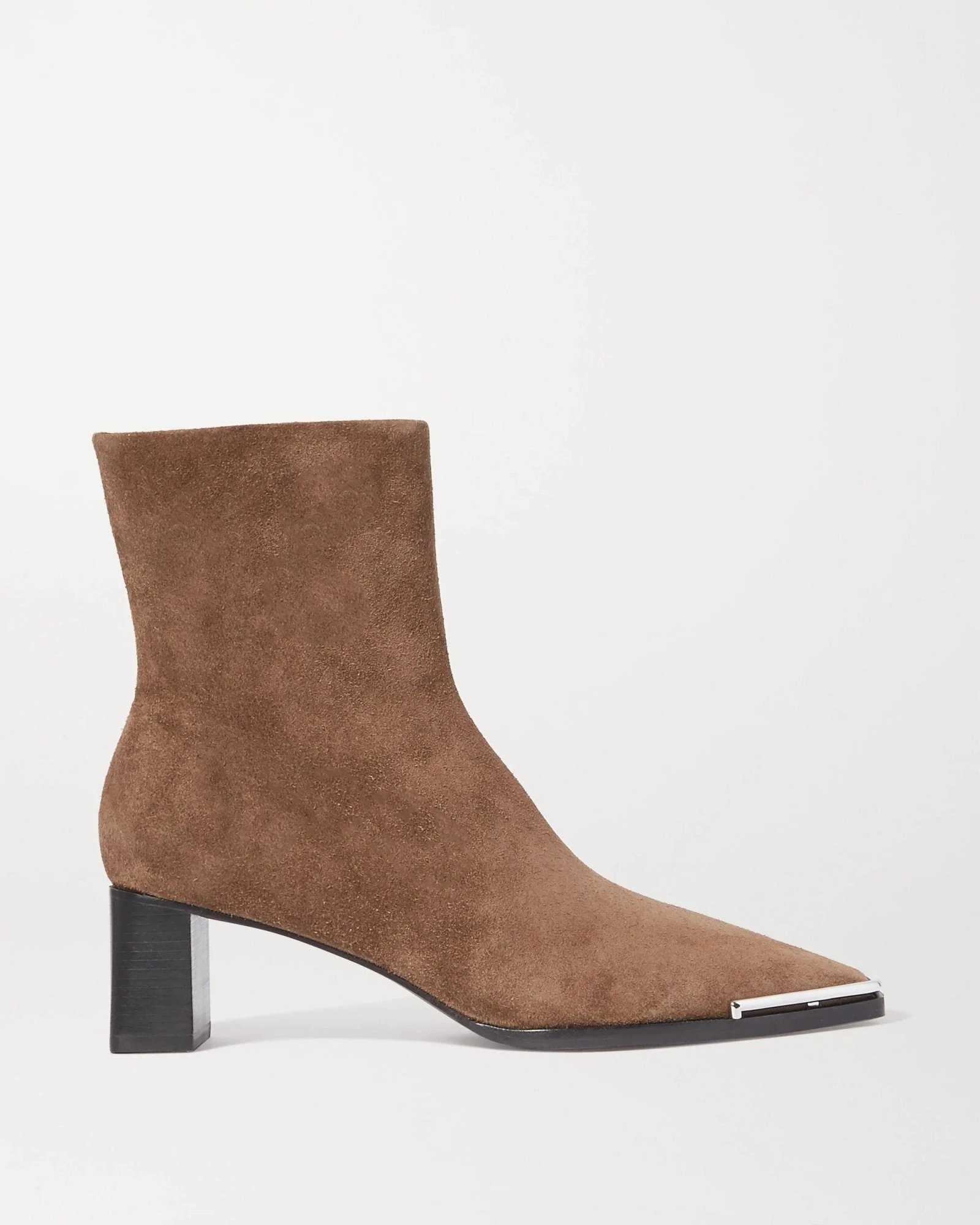 Alexander Wang Mascha Embellished Suede Ankle Boots-20263081