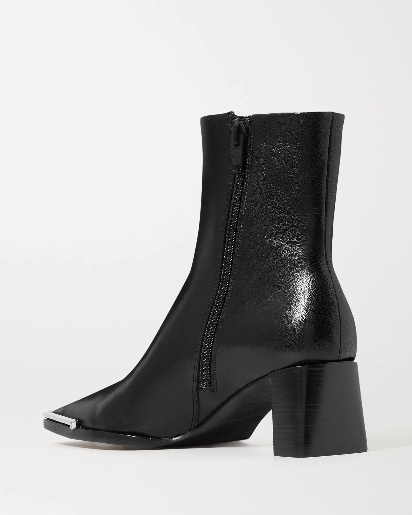 Alternative view of Alexander Wang Mascha Glossed-Leather Ankle Boots