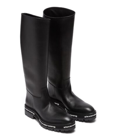 Alexander Wang Sanford Leather Riding Boot - Image 3