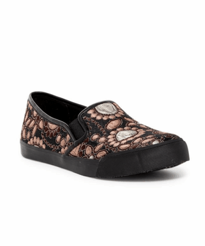 Alice + Olivia Women's Pink Piper Fabric Jacquard Sneaker-20219722