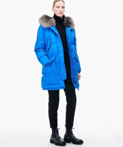 Army By Yves Salomon Doudoune Down Jacket, Blue - Image 3