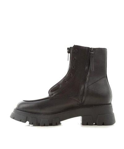 Alternative view of Ash Black Lynch Front Zip Chunky Boots