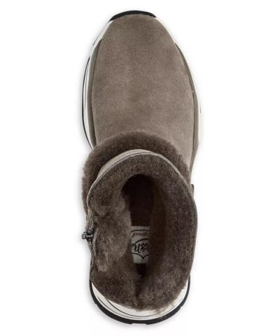 Ash Blake Suede & Faux Fur High-Top Sneakers - Image 9
