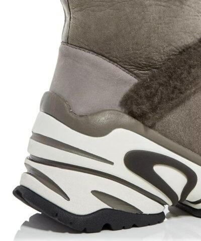 Ash Blake Suede & Faux Fur High-Top Sneakers - Image 10